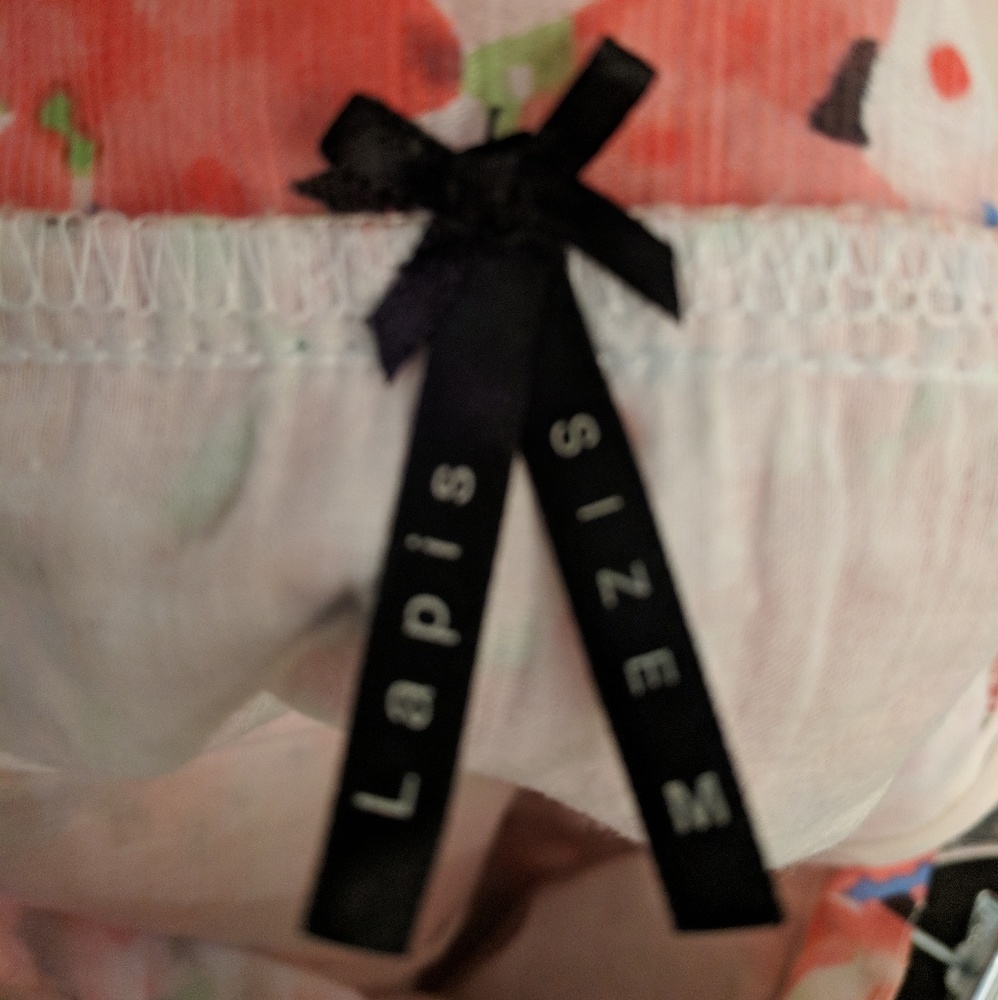 Floral multicolored Ruffel lined Skirt - Picture 2 of 2